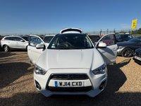 USED 2014 14 MITSUBISHI ASX 1.8D 4 SUV 5dr Diesel Manual 4WD Euro 5 (114 ps) ABS AND AIR CON