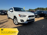 USED 2014 14 MITSUBISHI ASX 1.8D 4 SUV 5dr Diesel Manual 4WD Euro 5 (114 ps) ABS AND AIR CON