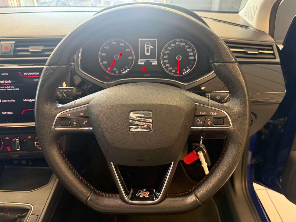USED 2017 67 SEAT IBIZA 1.0 Ibiza FR TSi 5dr FSH + PAN ROOF + APPLE CARPLAY