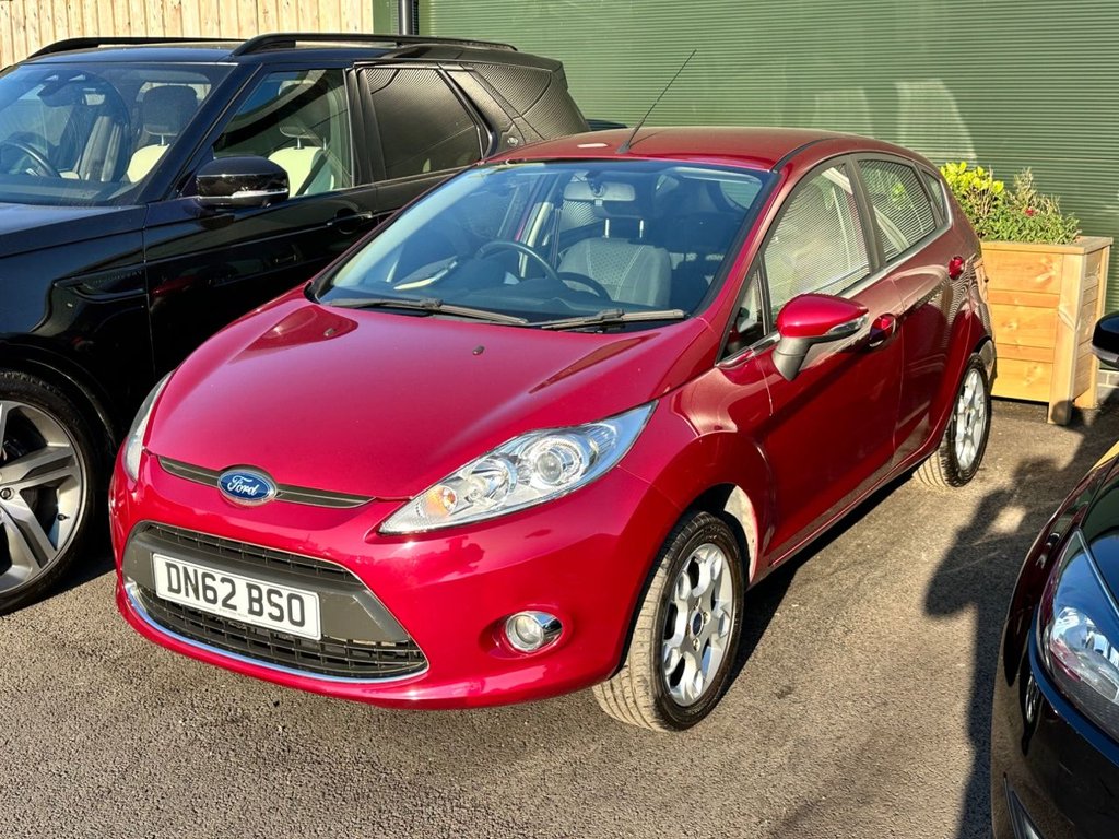 USED 2012 62 FORD FIESTA 1.25 Zetec Hatchback 5dr Petrol Manual (129 g/km, 81 bhp) 