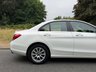 USED 2017 17 MERCEDES-BENZ C CLASS 2.0 C200 SE Saloon 4dr Petrol Manual Euro 6 (s/s) (184 ps) SAT NAV, LEATHER, POLAR WHITE
