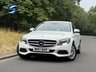 USED 2017 17 MERCEDES-BENZ C CLASS 2.0 C200 SE Saloon 4dr Petrol Manual Euro 6 (s/s) (184 ps) SAT NAV, LEATHER, POLAR WHITE
