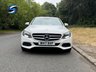 USED 2017 17 MERCEDES-BENZ C CLASS 2.0 C200 SE Saloon 4dr Petrol Manual Euro 6 (s/s) (184 ps) SAT NAV, LEATHER, POLAR WHITE