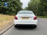 USED 2017 17 MERCEDES-BENZ C CLASS 2.0 C200 SE Saloon 4dr Petrol Manual Euro 6 (s/s) (184 ps) SAT NAV, LEATHER, POLAR WHITE