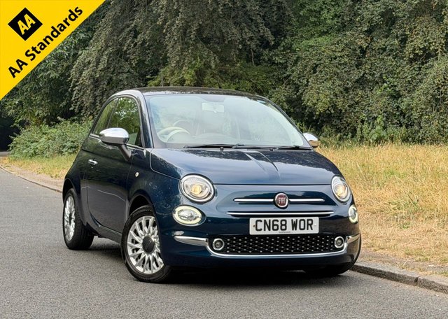 View our Fiat 500 1.2 Lounge Hatchback 3dr Petrol Manual Euro 6 (s/s) (69 bhp)