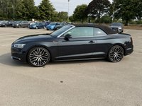 USED 2019 19 AUDI A5 CABRIOLET 2.0 TFSI 40 S line Convertible 2dr Petrol S Tronic Euro 6 (s/s) (190 ps) LED INTERIOR LIGHTS, MOT APRIL 2027