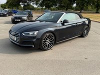 USED 2019 19 AUDI A5 CABRIOLET 2.0 TFSI 40 S line Convertible 2dr Petrol S Tronic Euro 6 (s/s) (190 ps) LED INTERIOR LIGHTS, MOT APRIL 2027