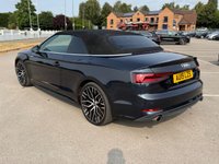 USED 2019 19 AUDI A5 CABRIOLET 2.0 TFSI 40 S line Convertible 2dr Petrol S Tronic Euro 6 (s/s) (190 ps) LED INTERIOR LIGHTS, MOT APRIL 2027