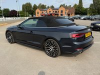 USED 2019 19 AUDI A5 CABRIOLET 2.0 TFSI 40 S line Convertible 2dr Petrol S Tronic Euro 6 (s/s) (190 ps) LED INTERIOR LIGHTS, MOT APRIL 2027
