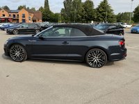 USED 2019 19 AUDI A5 CABRIOLET 2.0 TFSI 40 S line Convertible 2dr Petrol S Tronic Euro 6 (s/s) (190 ps) LED INTERIOR LIGHTS, MOT APRIL 2027