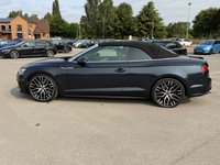 USED 2019 19 AUDI A5 CABRIOLET 2.0 TFSI 40 S line Convertible 2dr Petrol S Tronic Euro 6 (s/s) (190 ps) LED INTERIOR LIGHTS, MOT APRIL 2027