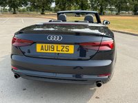 USED 2019 19 AUDI A5 CABRIOLET 2.0 TFSI 40 S line Convertible 2dr Petrol S Tronic Euro 6 (s/s) (190 ps) LED INTERIOR LIGHTS, MOT APRIL 2027