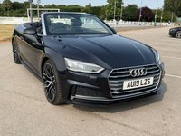 USED 2019 19 AUDI A5 CABRIOLET 2.0 TFSI 40 S line Convertible 2dr Petrol S Tronic Euro 6 (s/s) (190 ps) LED INTERIOR LIGHTS, MOT APRIL 2027