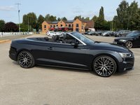 USED 2019 19 AUDI A5 CABRIOLET 2.0 TFSI 40 S line Convertible 2dr Petrol S Tronic Euro 6 (s/s) (190 ps) LED INTERIOR LIGHTS, MOT APRIL 2027