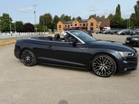 USED 2019 19 AUDI A5 CABRIOLET 2.0 TFSI 40 S line Convertible 2dr Petrol S Tronic Euro 6 (s/s) (190 ps) LED INTERIOR LIGHTS, MOT APRIL 2027