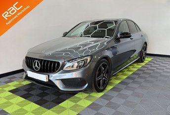 2018 MERCEDES-BENZ C-CLASS 2.0 C200 AMG Line (Premium) Saloon 4dr Petrol G-Tronic+ Euro 6 (s/s) (184 ps) &pound;15495.00
