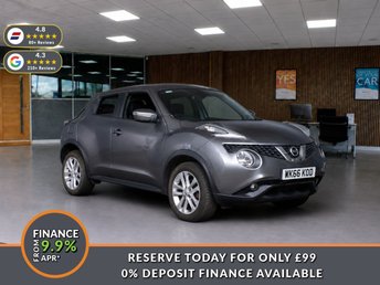 2016 NISSAN JUKE 1.2 DIG-T N-Connecta SUV 5dr Petrol Manual Euro 6 (s/s) (115 ps) &pound;6199.00