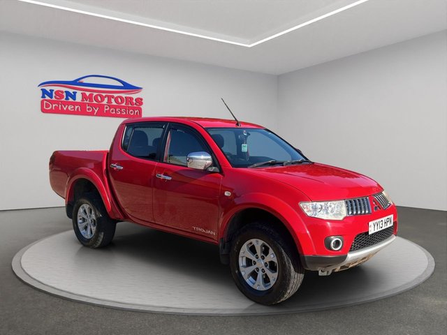 2013 13 MITSUBISHI L200 2.5 DI-D Trojan Pickup Double Cab 4dr Diesel Manual 4WD Euro 5 (175 ps) 12 Months AA Breakdown - Free