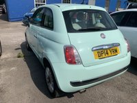 USED 2014 14 FIAT 500 1.2 Lounge Hatchback 3dr Petrol Manual Euro 6 (s/s) (69 bhp) 
