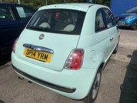USED 2014 14 FIAT 500 1.2 Lounge Hatchback 3dr Petrol Manual Euro 6 (s/s) (69 bhp) 