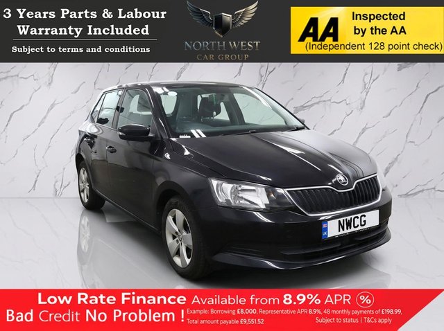 View our Skoda Fabia 1.0 TSI SE Hatchback 5dr Petrol Manual Euro 6 (s/s) (95 ps) ***DRIVE AWAY TODAY*** NATIONWIDE PARTS & LABOUR WARRANTY INCLUDED + 12 MONTHS AA BREAKDOWN FREE