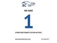 USED 2021 21 FORD TRANSIT CUSTOM 2.0 300 EcoBlue Limited Panel Van 5dr Diesel Manual L1 H1 Euro 6 (s/s) (130 ps) +AUTOTRADER TOP RATED SELLER ++