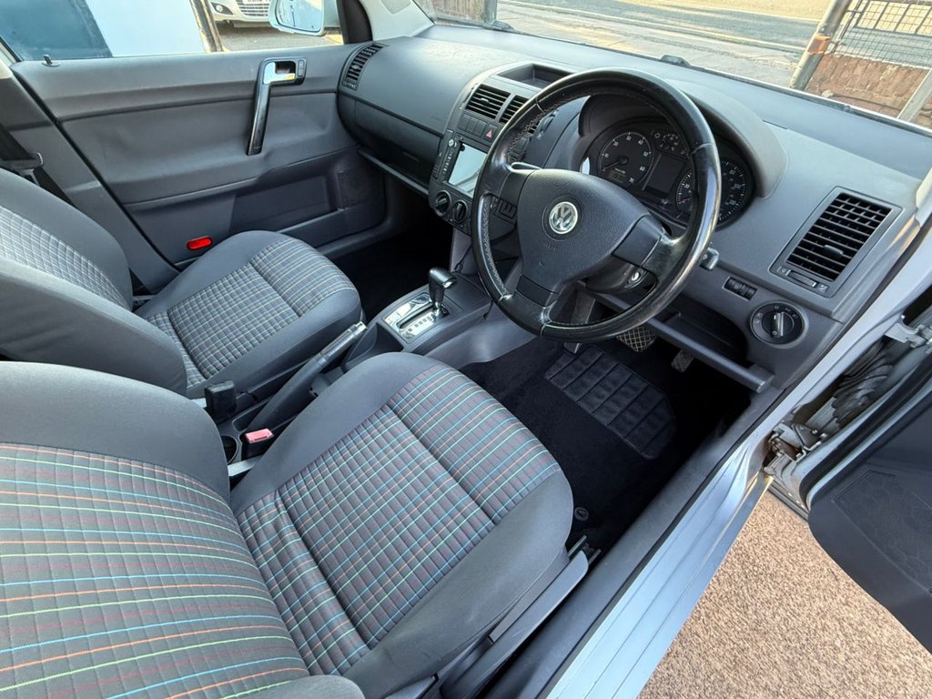 USED 2007 07 VOLKSWAGEN POLO 1.4 S Hatchback 5dr Petrol Automatic (185 g/km, 74 bhp) AUTO+PARKING SENSORS+AIR CON