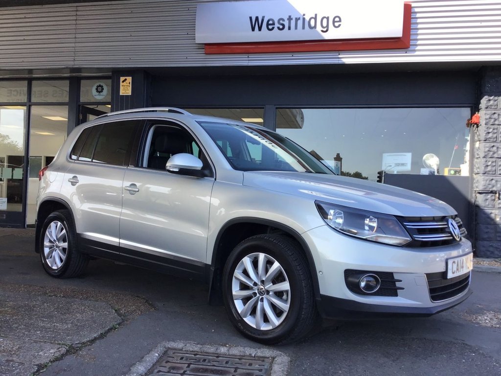 USED 2014 14 VOLKSWAGEN TIGUAN 2.0 TDI BlueMotion Tech Match SUV 5dr Diesel DSG 4WD Euro 5 (s/s) (140 ps) 
