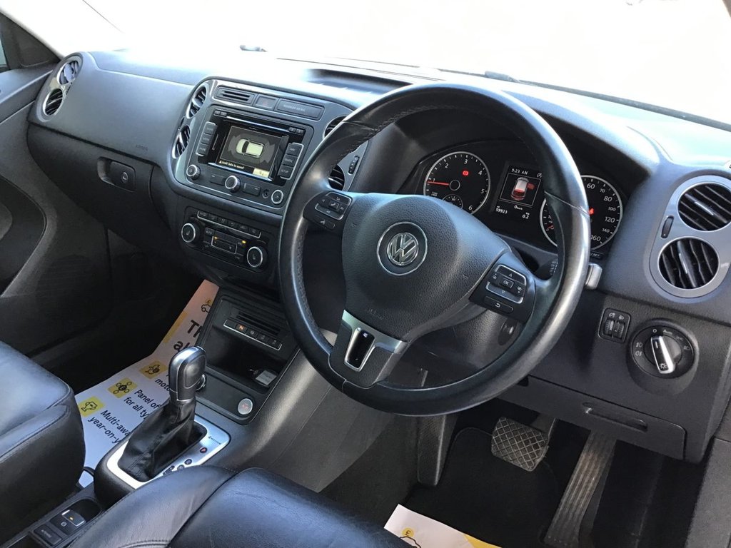 USED 2014 14 VOLKSWAGEN TIGUAN 2.0 TDI BlueMotion Tech Match SUV 5dr Diesel DSG 4WD Euro 5 (s/s) (140 ps) 