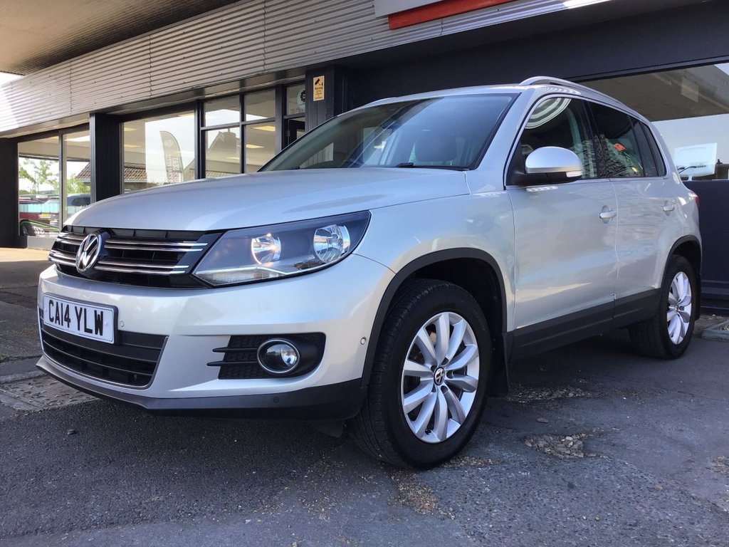 USED 2014 14 VOLKSWAGEN TIGUAN 2.0 TDI BlueMotion Tech Match SUV 5dr Diesel DSG 4WD Euro 5 (s/s) (140 ps) 