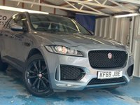 USED 2019 69 JAGUAR F-PACE 2.0 D180 Chequered Flag SUV 5dr Diesel Auto AWD Euro 6 (s/s) (180 ps)+2 KEYS+1 FORMER KEEPER+FSH+NAV+HEATED LEATHER SEATS+PANO SUNROOF+CLIMATE+AIRCON+PARK CONTROL+MEDIA+APPS+DAB+20