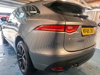 USED 2019 69 JAGUAR F-PACE 2.0 D180 Chequered Flag SUV 5dr Diesel Auto AWD Euro 6 (s/s) (180 ps)+2 KEYS+1 FORMER KEEPER+FSH+NAV+HEATED LEATHER SEATS+PANO SUNROOF+CLIMATE+AIRCON+PARK CONTROL+MEDIA+APPS+DAB+20