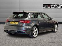 USED 2017 AUDI A3 1.4 TFSI CoD S line Sportback 5dr Petrol S Tronic Euro 6 (s/s) (150 ps) 