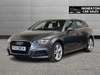 USED 2017 AUDI A3 1.4 TFSI CoD S line Sportback 5dr Petrol S Tronic Euro 6 (s/s) (150 ps) 