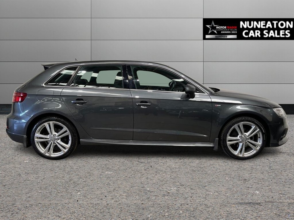 USED 2017 AUDI A3 1.4 TFSI CoD S line Sportback 5dr Petrol S Tronic Euro 6 (s/s) (150 ps) 
