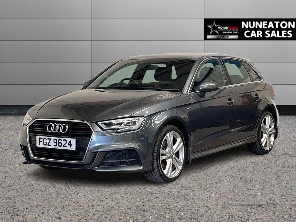 USED 2017 AUDI A3 1.4 TFSI CoD S line Sportback 5dr Petrol S Tronic Euro 6 (s/s) (150 ps) 
