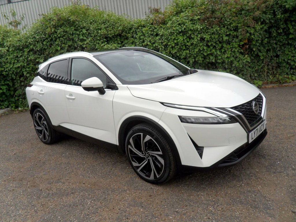 USED 2021 71 NISSAN QASHQAI 1.3 DIG-T MHEV Tekna+ SUV 5dr Petrol Hybrid XTRON Euro 6 (s/s) (158 ps) Service Mot And 12 Months Warranty