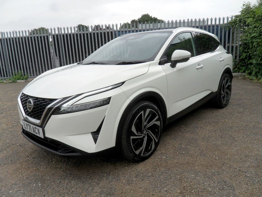 USED 2021 71 NISSAN QASHQAI 1.3 DIG-T MHEV Tekna+ SUV 5dr Petrol Hybrid XTRON Euro 6 (s/s) (158 ps) Service Mot And 12 Months Warranty