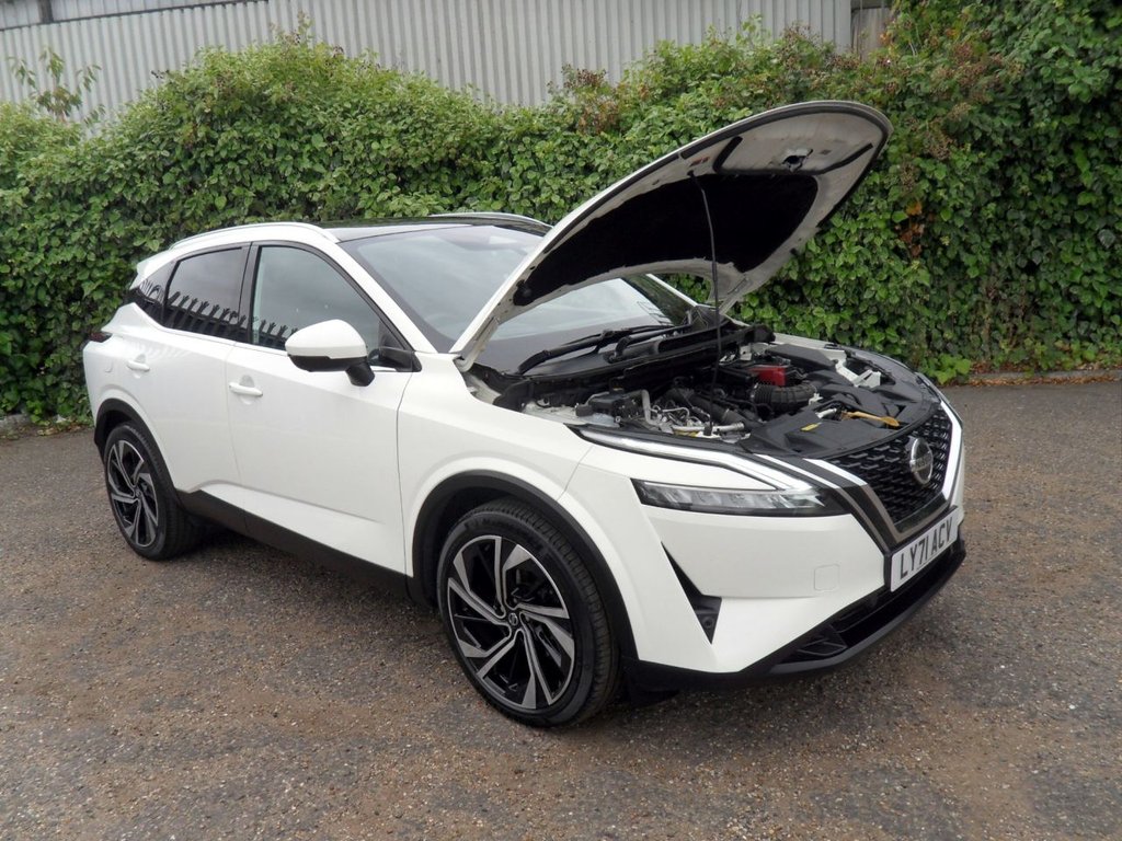 USED 2021 71 NISSAN QASHQAI 1.3 DIG-T MHEV Tekna+ SUV 5dr Petrol Hybrid XTRON Euro 6 (s/s) (158 ps) Service Mot And 12 Months Warranty