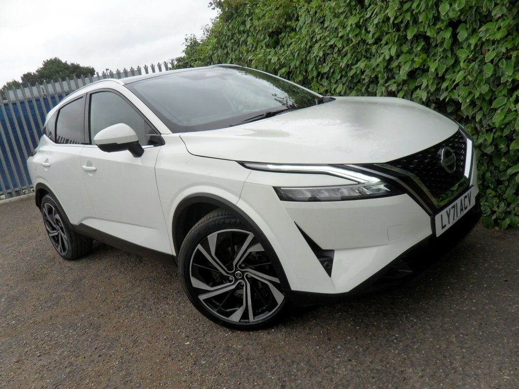 USED 2021 71 NISSAN QASHQAI 1.3 DIG-T MHEV Tekna+ SUV 5dr Petrol Hybrid XTRON Euro 6 (s/s) (158 ps) Service Mot And 12 Months Warranty