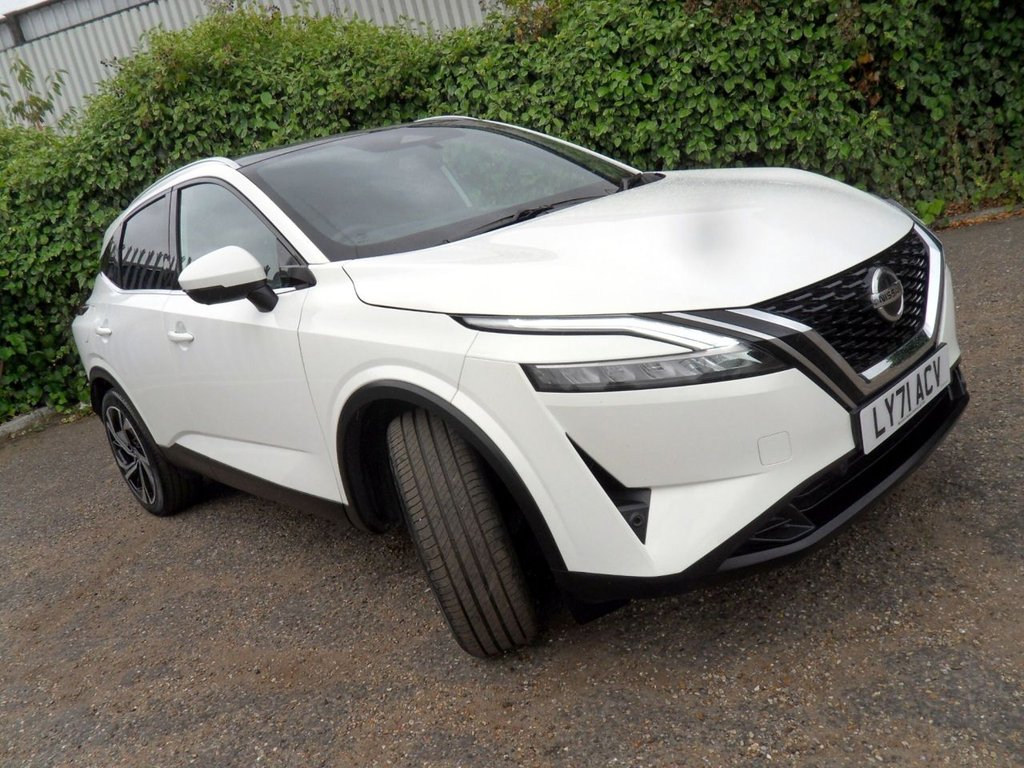 USED 2021 71 NISSAN QASHQAI 1.3 DIG-T MHEV Tekna+ SUV 5dr Petrol Hybrid XTRON Euro 6 (s/s) (158 ps) Service Mot And 12 Months Warranty