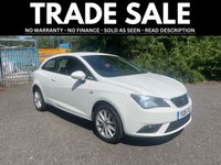 USED 2015 15 SEAT IBIZA 1.4 Toca Sport Coupe 3dr Petrol Manual Euro 5 (85 ps) * TRADE SALE | SOLD AS SEEN *