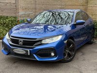 USED 2017 17 HONDA CIVIC 1.0 VTEC Turbo SR Hatchback 5dr Petrol CVT Euro 6 (s/s) (129 ps) 