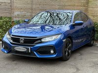 USED 2017 17 HONDA CIVIC 1.0 VTEC Turbo SR Hatchback 5dr Petrol CVT Euro 6 (s/s) (129 ps) 