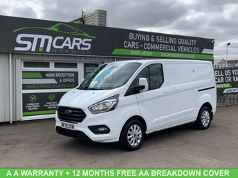2022 FORD TRANSIT CUSTOM 2.0 300 EcoBlue Limited Panel Van 5dr Diesel Manual L1 H1 Euro 6 (s/s) (130 ps) &pound;16500.00