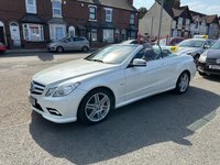 USED 2011 11 MERCEDES-BENZ E CLASS 3.0 E350 CDI V6 BlueEfficiency Sport Cabriolet 2dr Diesel G-Tronic Euro 5 (231 ps) FULL MAIN DEALER HISTORY. FLAMENCO RED LEATHER. AIR SCARF. REVERSE CAMERA.