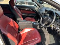 USED 2011 11 MERCEDES-BENZ E CLASS 3.0 E350 CDI V6 BlueEfficiency Sport Cabriolet 2dr Diesel G-Tronic Euro 5 (231 ps) FULL MAIN DEALER HISTORY. FLAMENCO RED LEATHER. AIR SCARF. REVERSE CAMERA.