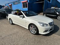 USED 2011 11 MERCEDES-BENZ E CLASS 3.0 E350 CDI V6 BlueEfficiency Sport Cabriolet 2dr Diesel G-Tronic Euro 5 (231 ps) FULL MAIN DEALER HISTORY. FLAMENCO RED LEATHER. AIR SCARF. REVERSE CAMERA.