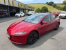 USED 2024 74 TESLA Model 3 Saloon 4dr Electric Auto RWD (208 ps) Latest Model in Ultra Red Metallic with panoramic glass roof & only 8,000 miles