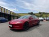 USED 2024 74 TESLA Model 3 Saloon 4dr Electric Auto RWD (208 ps) Latest Model in Ultra Red Metallic with panoramic glass roof & only 8,000 miles